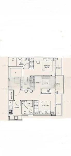 2 Bed Apartment (Condo) for Sale in  The Serenno - Image 12